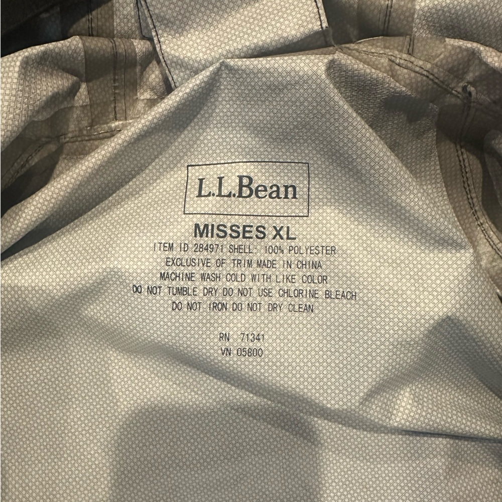 LL Bean Rain Jacket - Picture 2 of 3
